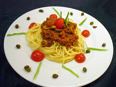 Spaghetti sauce piquante - 7