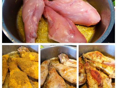 Lapin au curry - 3