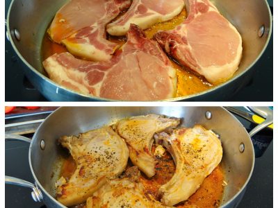 Côtes de porc poivrons et chorizo - 4