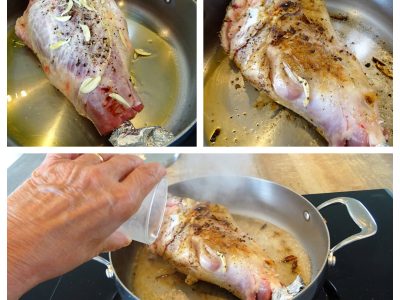 Gigot d'agneau de lait au four - 4