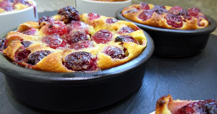 Petits clafoutis aux cerises