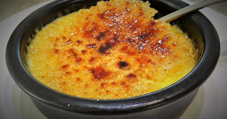 Crème brûlée à la vanille