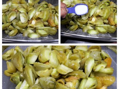 Chutney de tomates vertes au curry - 4