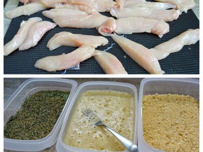 Filets de poulet panés aux herbes - 2