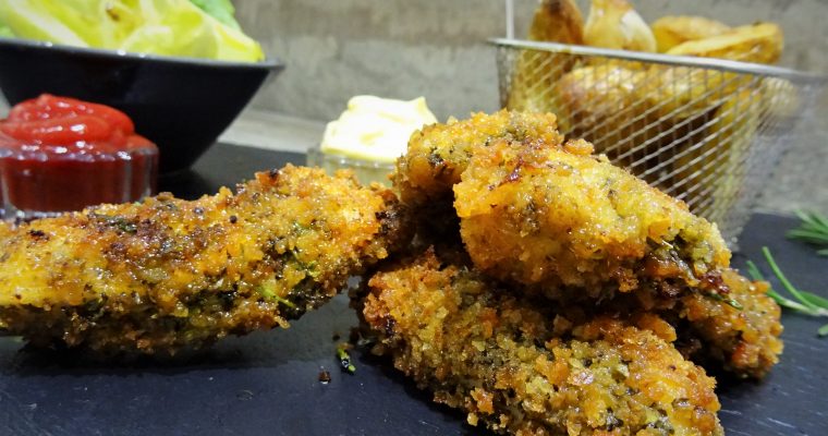 Filets de poulet panés aux herbes