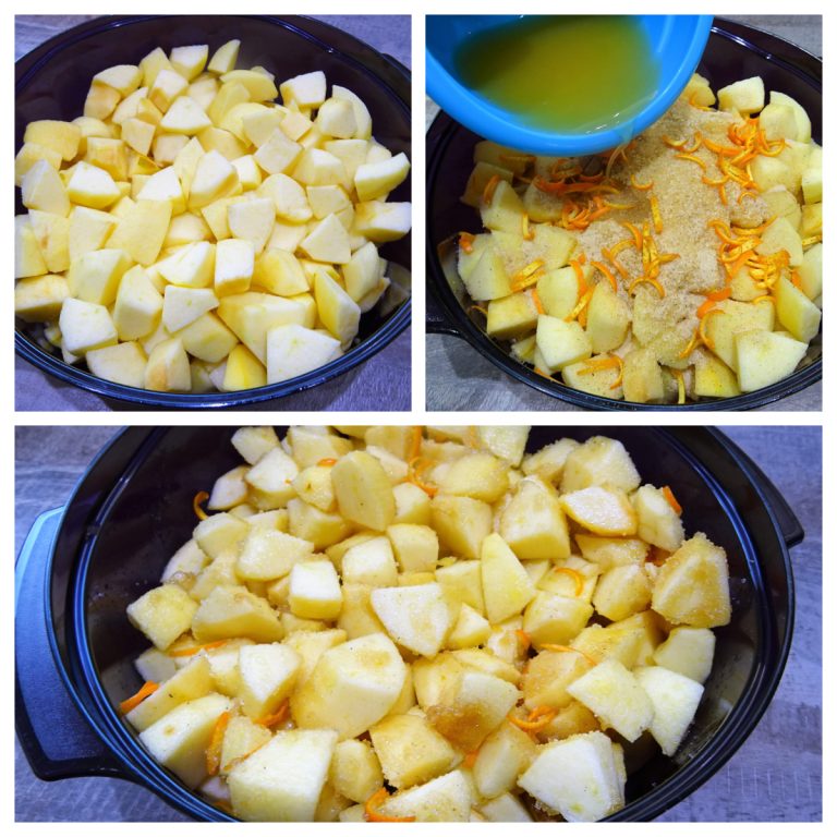 Compote pommes orange au microondes La recette facile par Toqués 2