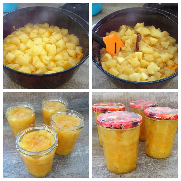 Compote pommes orange au microondes La recette facile par Toqués 2 Cuisine