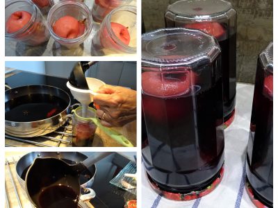 Poires au beaujolais en conserve - 5