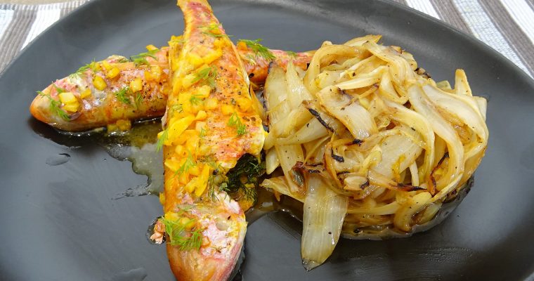 Rougets marinés à l’aneth