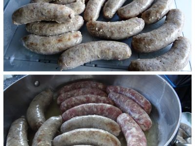Saucisses confites en conserve maison - 3