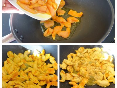 Soupe de poulet curry coco - 4