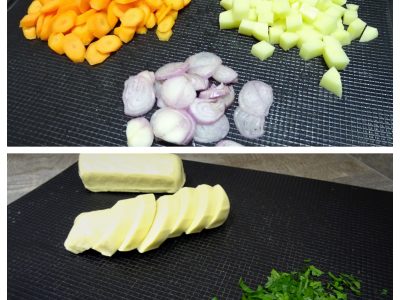 Velouté de carottes aux quenelles - 2