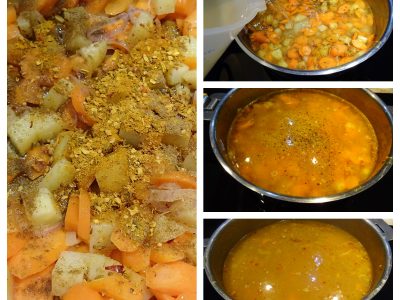 Velouté de carottes aux quenelles - 4