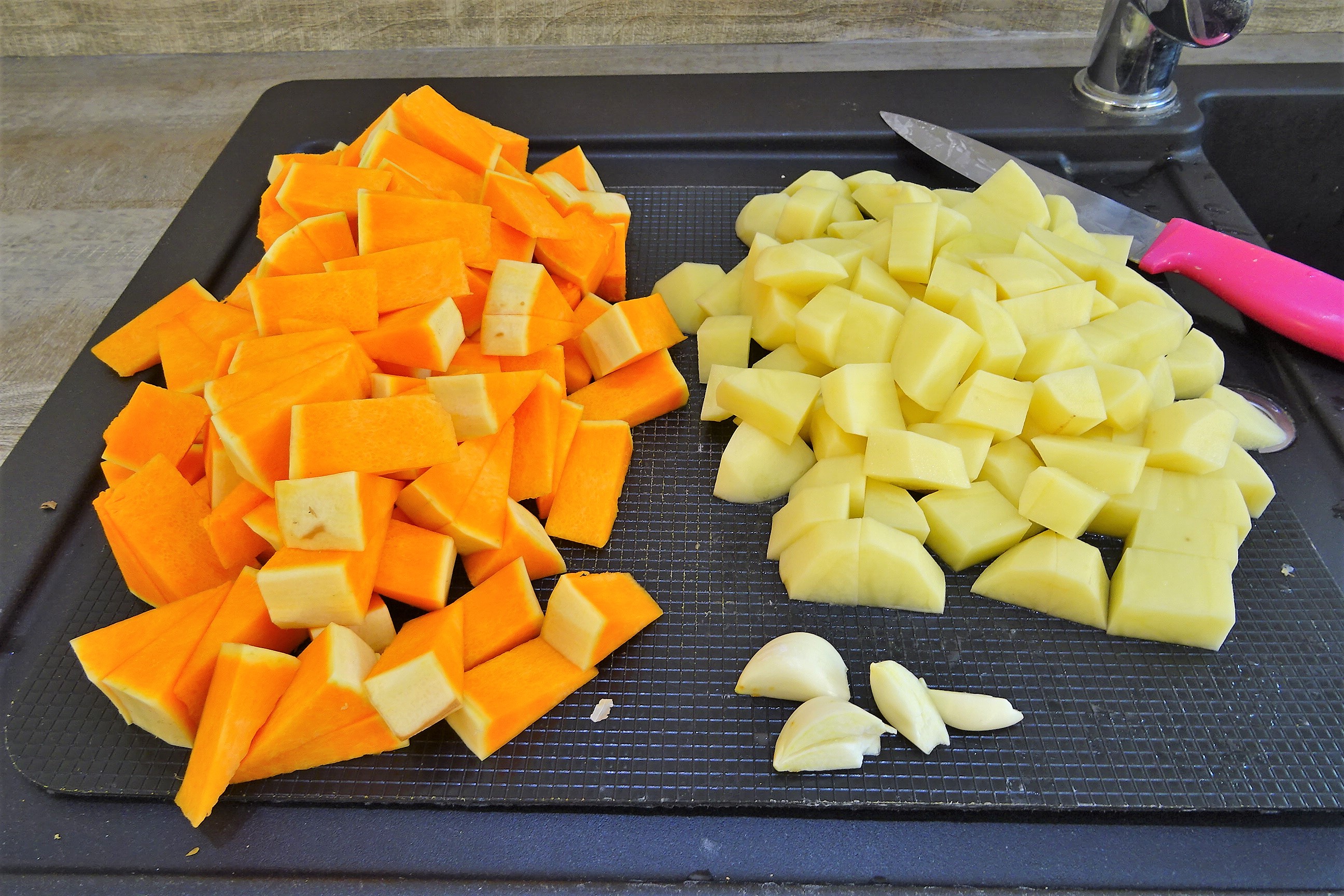 Purée Potimarron Pomme De Terre Companion Purée de potiron et pommes de terre - La recette facile par Toqués 2 Cuisine