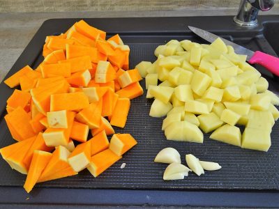 Purée de potiron et pommes de terre - 2