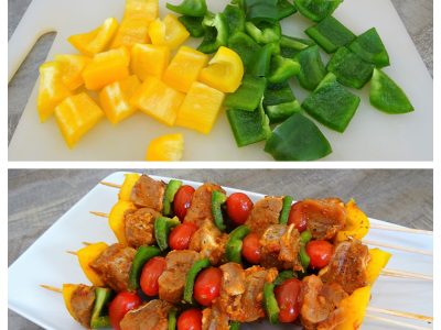 Brochettes de porc marinade cajun - 3