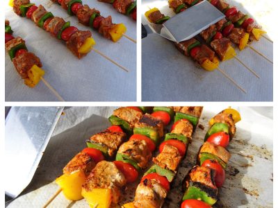 Brochettes de porc marinade cajun - 4
