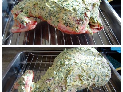 Gigot au beurre d'ail - 4