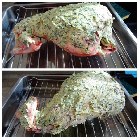 Gigot au beurre d'ail - 4