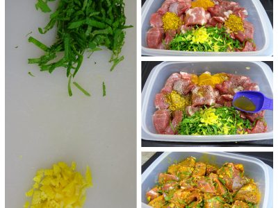 Brochettes de gigot au curry - 2