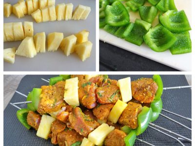 Brochettes de gigot au curry - 3