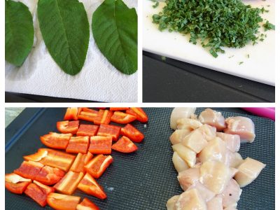 Brochettes de poulet à la sauge - 3