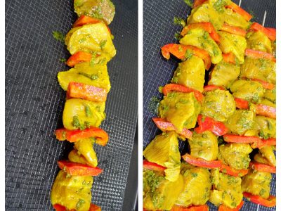 Brochettes de poulet à la sauge - 5
