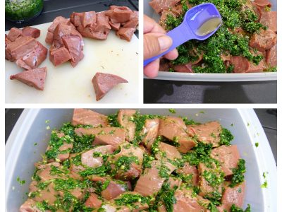 Brochettes de foie de veau - 2