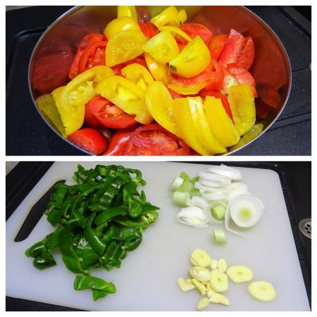 Bouillon de tomates aux pâtes - 2