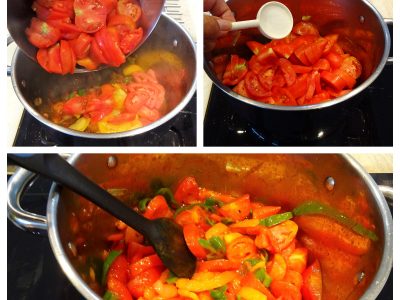Bouillon de tomates aux pâtes - 4