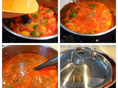 Bouillon de tomates aux pâtes - 5