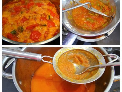 Bouillon de tomates aux pâtes - 6