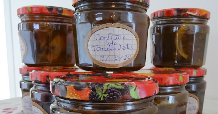 Confiture de tomates vertes