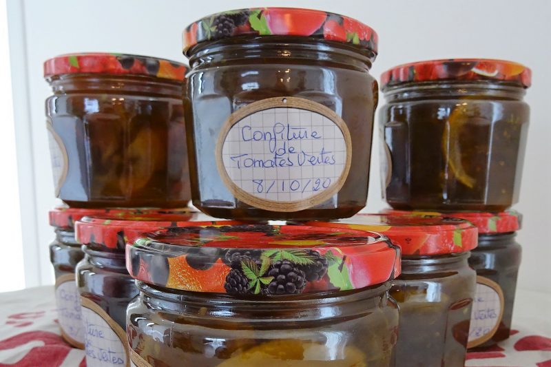 Confiture de tomates vertes - 10