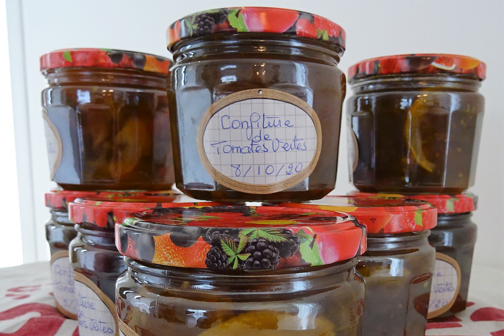 Confiture de tomates vertes - 1