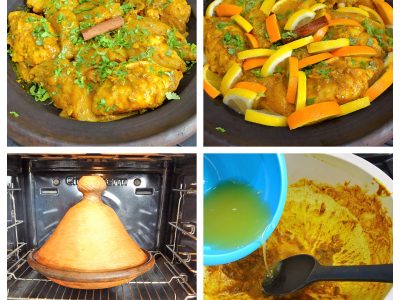 Tajine de poulet aux agrumes - 4