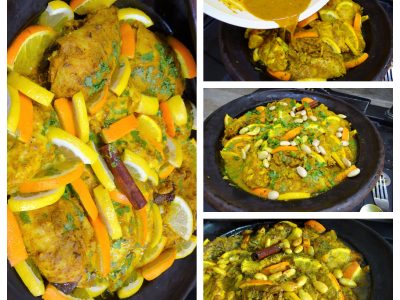 Tajine de poulet aux agrumes - 5