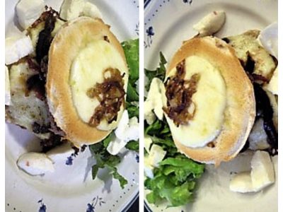 Croques burger aubergines mozzarella - 6