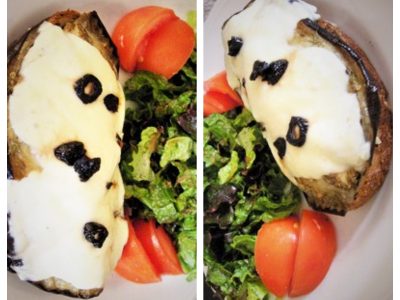 Crostinis aubergines mozzarella - 4