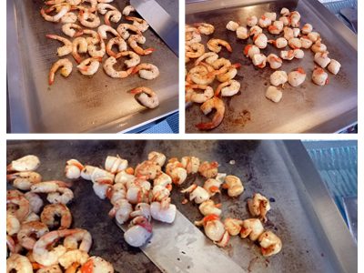 Nouilles sautées Gambas et St Jacques - 9