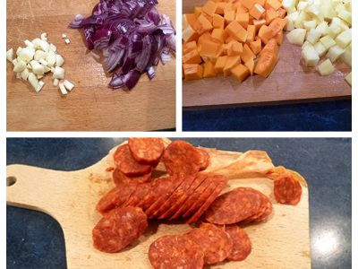 Soupe de courge au chorizo - 2