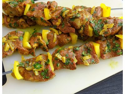 Brochettes de magret au ras el hanout - 4