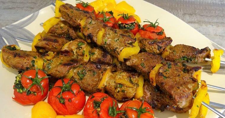 Brochettes de magret au ras el hanout