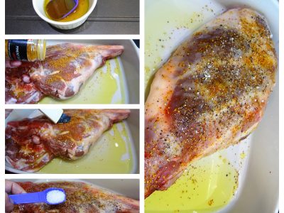 Gigot d'agneau au miel et piment d'Espelette - 2