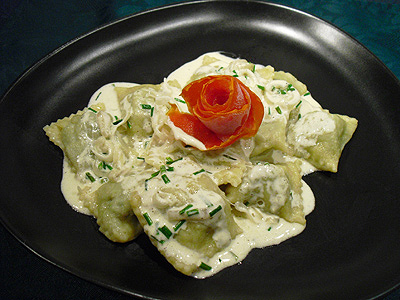 Raviolis au saumon - 1