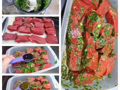 Brochettes de boeuf en persillade - 2