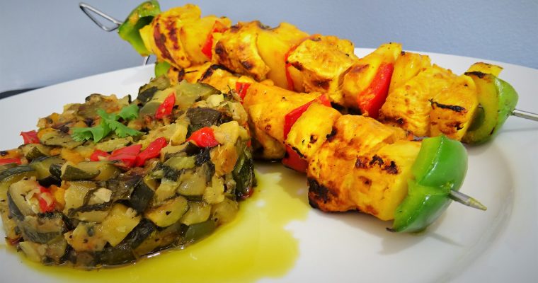 Brochettes de dinde créoles