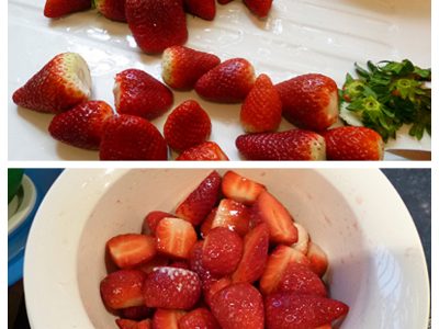 Couronne glacée aux fraises - 6