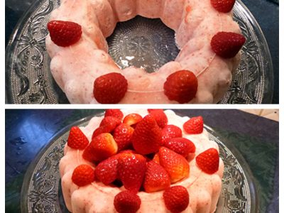 Couronne glacée aux fraises - 8