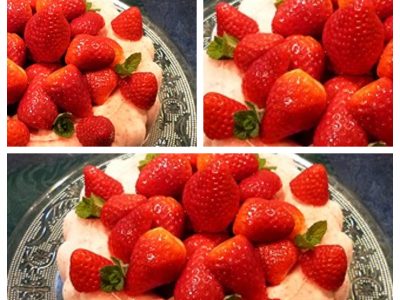 Couronne glacée aux fraises - 9